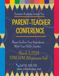 School,Meeting,Confrence Flyer (format US Letter) template