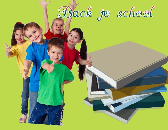 School (5) ใบปลิว (US Letter) template