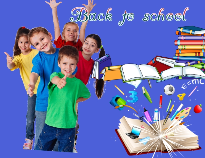 School (6) Volantino (US Letter) template