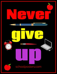 SCHOOL , INSPIRATIONAL FLYER VIDEO 传单(美国信函) template