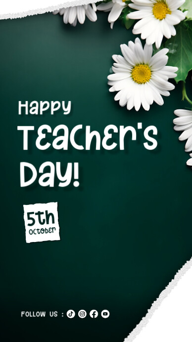 School ,back to school, teacher's day Instagram Story template