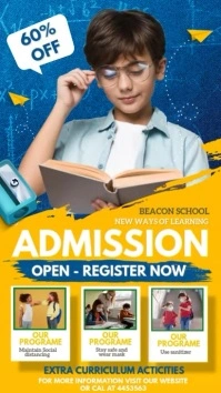 School ,Back to school Instagram Story template