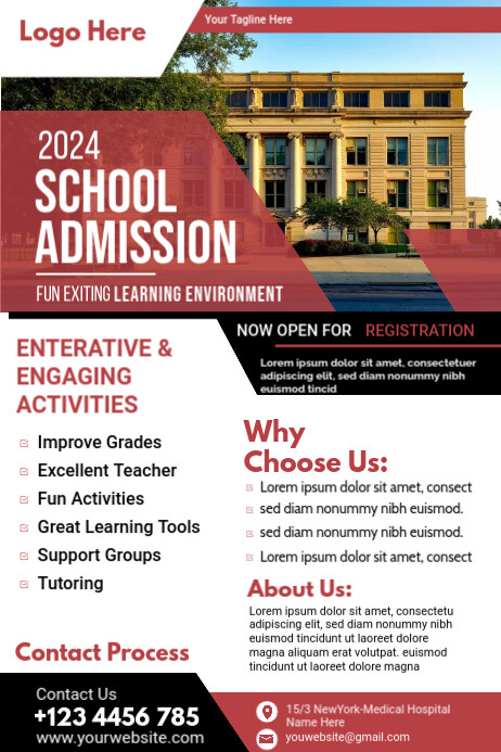 school ad Template | PosterMyWall