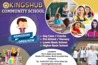 School ad Banner 4' × 6' template