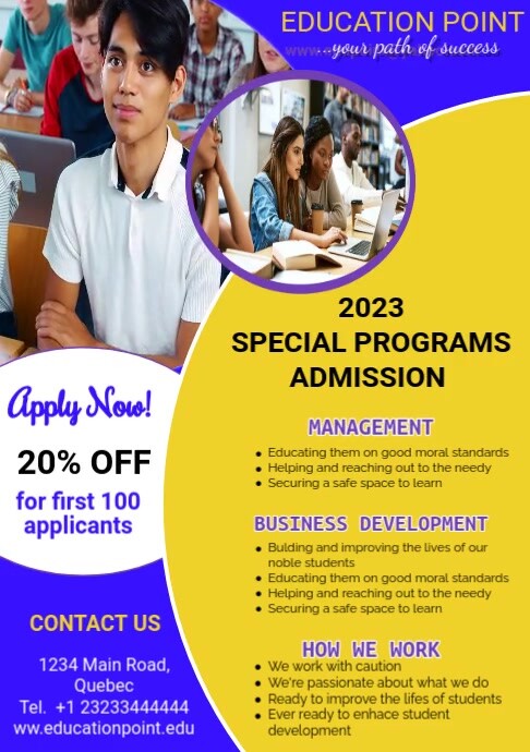 School ad Template | PosterMyWall
