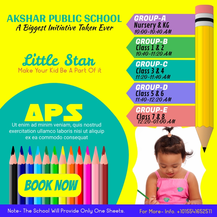 school ad Template | PosterMyWall