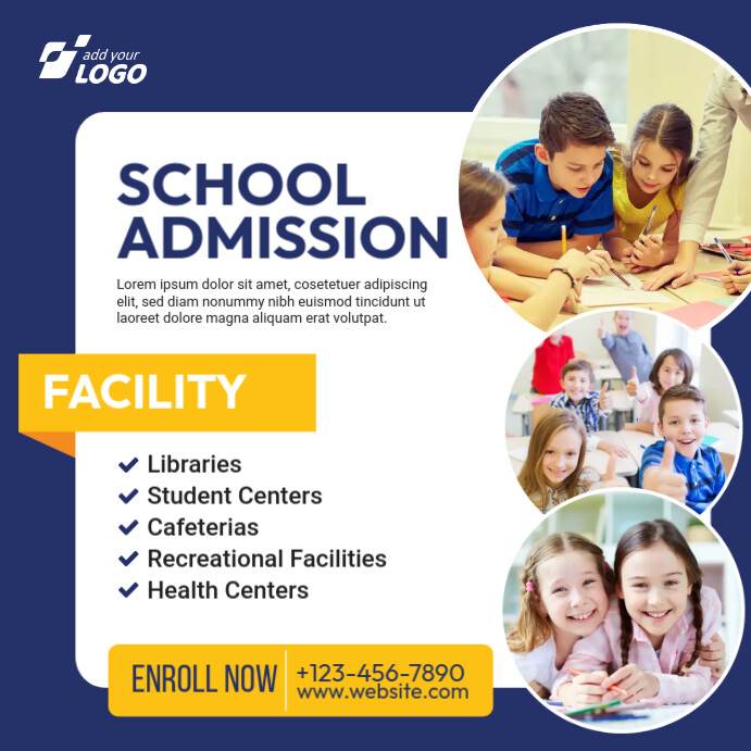 School Ad Template | PosterMyWall