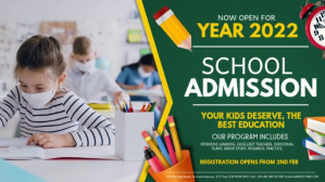 school admission, back to school, school Facebook Cover Video (16:9) template