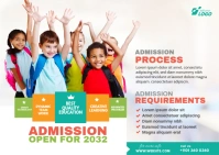 School Admission Ad Template Postcard