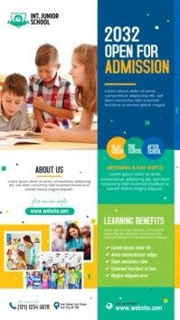 School Admission Ad Template Instagram Story