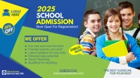 School Admission Display digitale (16:9) template