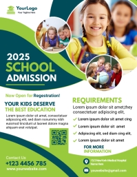 Kindergarten Admission Open Day Flyer Template | PosterMyWall