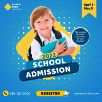 School Admission Logótipo template