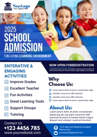Kindergarten Admission Open Day Poster Template | PosterMyWall