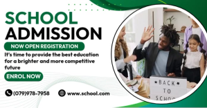 School Admission ภาพที่แชร์บน Facebook template