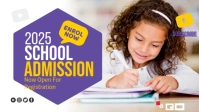 School Admission Facebook Cover Video (16:9) template