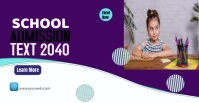 school admission Okładka wydarzenia na Facebooku template