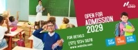 School Admission Facebook Cover template