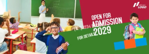 School Admission Facebook Cover template