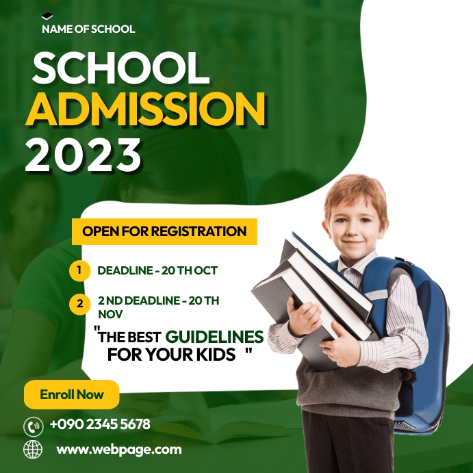 Copy Of SCHOOL ADMISSION FLYER PosterMyWall copy-of-school-admission-flyer-postermywall