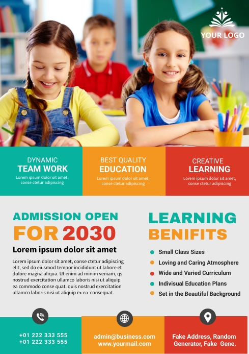 School admission flyer Template | PosterMyWall