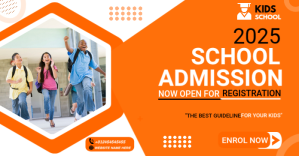 school admission flyer template Publicité Facebook