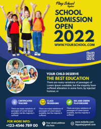Modern School Admission Poster Template | PosterMyWall