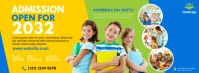School Admission Open Ad Facebook Cover Photo template