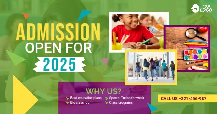 School Admission Open Ad Template | PosterMyWall