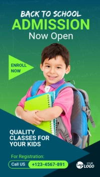 School Admission Open Banner Ad