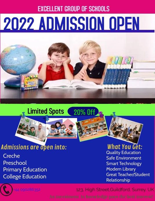Copy of School admission open | PosterMyWall