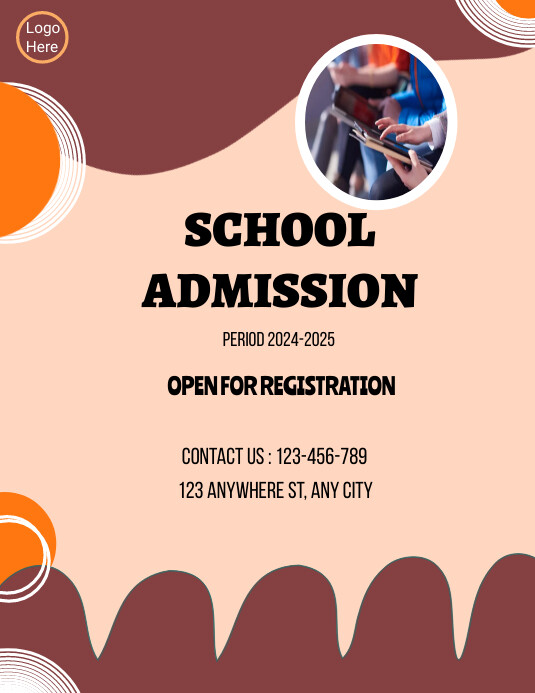 Program Registration Flyer school admission open for registration Template | PosterMyWall