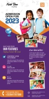 School Admission Open Roll-up Banner Template