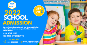 school admission open template Anuncio de Facebook