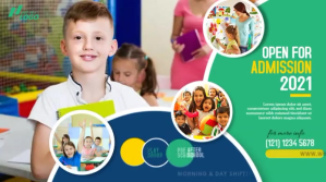 School Admission Open Twitter Post template