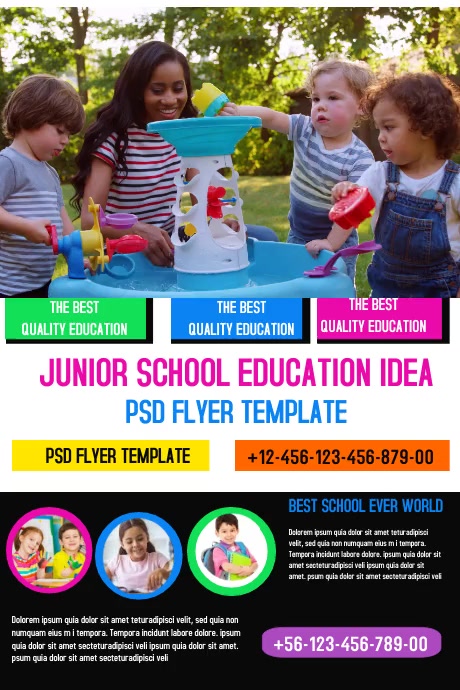 school admission open video template | PosterMyWall