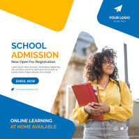 School Admission Poster Ads Template | PosterMyWall
