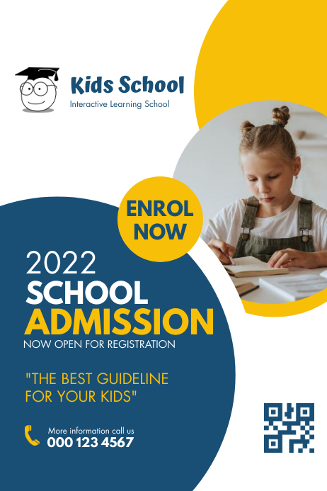 School Admission Poster Template | PosterMyWall