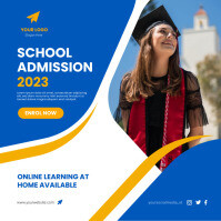 School Admission Poster Ads Template | PosterMyWall