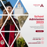 School Admission Poster Template