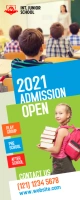 School Admission Roll-up Banner template