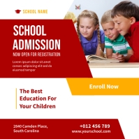 School Admission Social Media Template | PosterMyWall