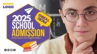 School Admission Video Banner template