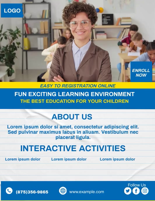 School Admission Video Template | PosterMyWall
