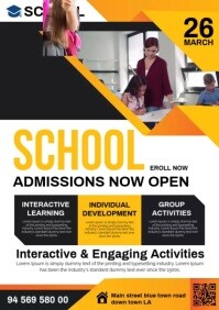 School admission video template A5