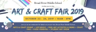 School Arts and Crafts Fair Banner template