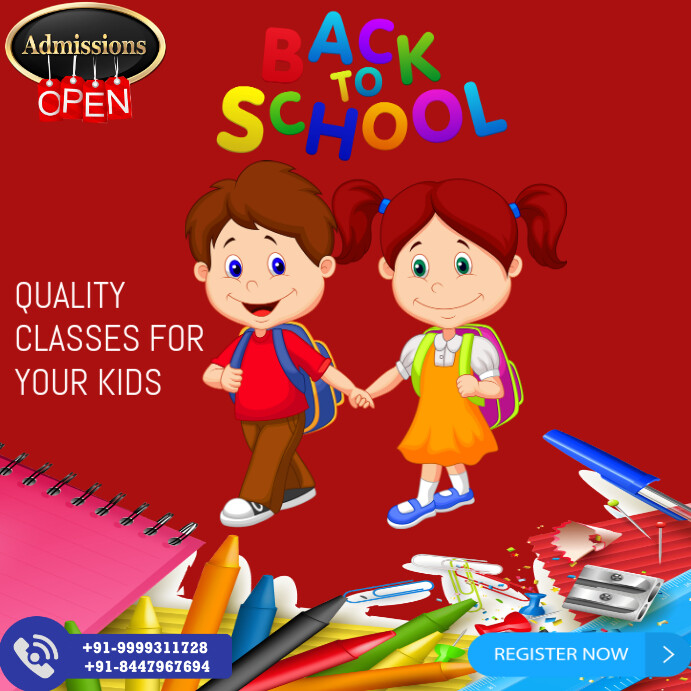 school back Template | PosterMyWall