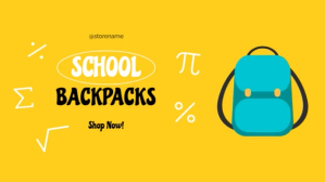 Gul School Backpacks Digital Display Template