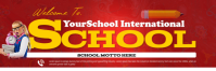 Rojo School Welcome Banner 2' × 6' Template