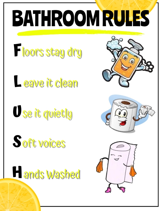 Bathroom Rules bathroom-rules